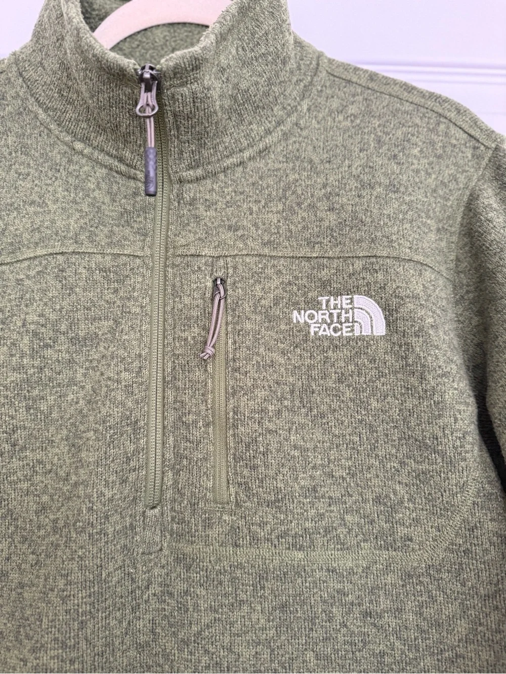 The North Face Canyonlands 1/2 Zip Fleece Olive Green (Men’s M)